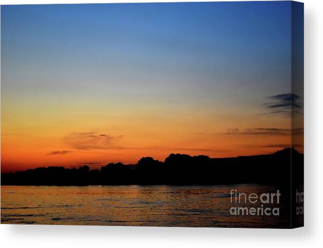 Harmony Canvas Print featuring the photograph Harmony of Amazing Sunset by Leonida Arte