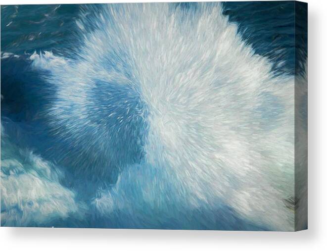 Hawaii Canvas Print featuring the photograph Hawaii Ocean Sprays by Lindsay Thomson