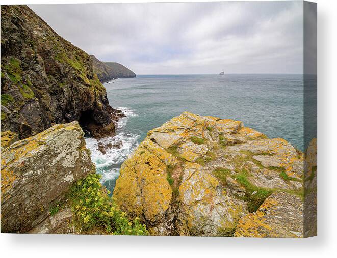 Coast Canvas Print featuring the photograph Heritage Coastline by Shirley Mitchell