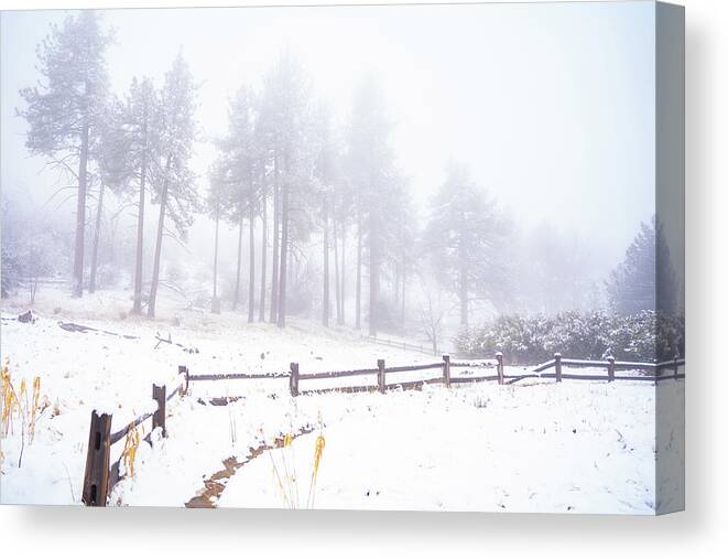 Mountains Canvas Print featuring the photograph Hiberno #6 by Ryan Weddle