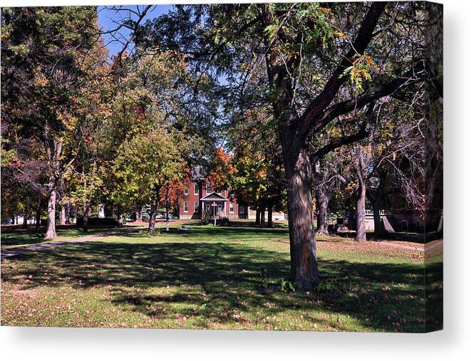 Lenox College Canvas Print featuring the photograph Hidden Gem by American Landscapes