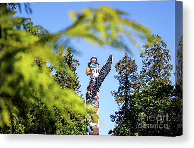 Vancouver Canvas Print featuring the photograph High and Mighty by Wilko van de Kamp Fine Photo Art