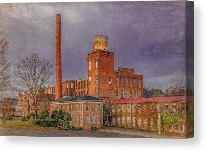 Cleveland Canvas Print featuring the photograph Historic Hardwick Woolen Mill, Tennessee by Marcy Wielfaert