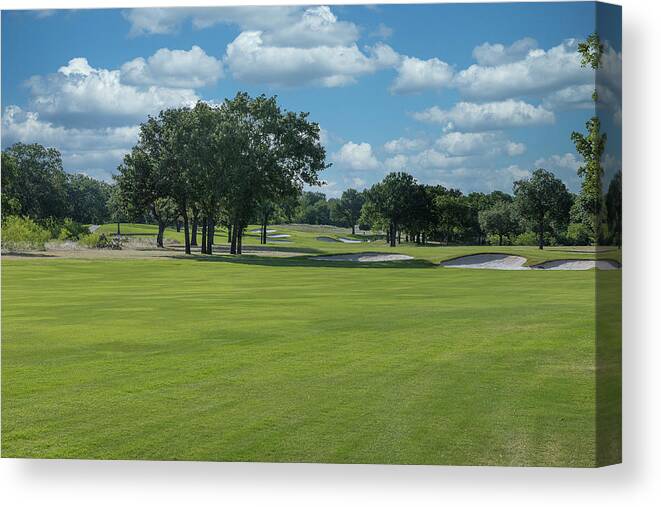 Cimarron Hills Canvas Print featuring the photograph Hole #5 by John Johnson