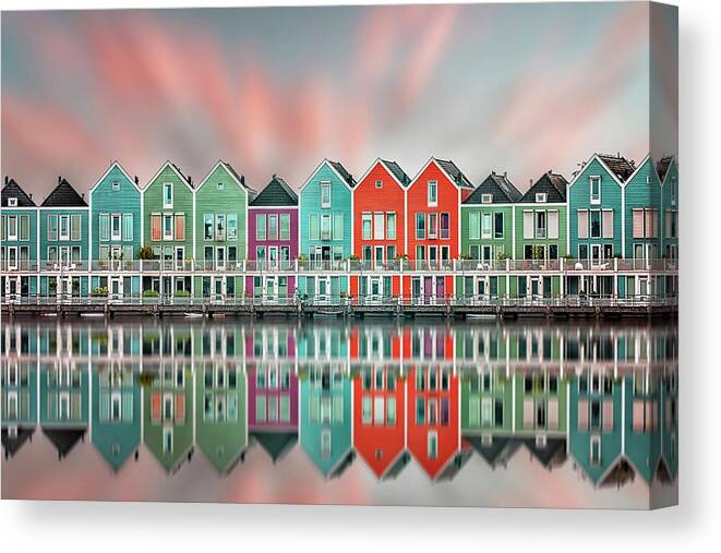 Wood Canvas Print featuring the photograph Houten by Manjik Pictures