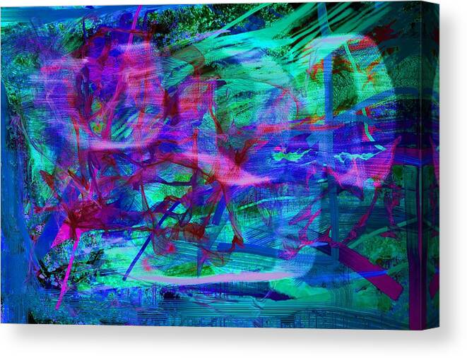 Digital Canvas Print featuring the digital art Hypnotic by Ralph White