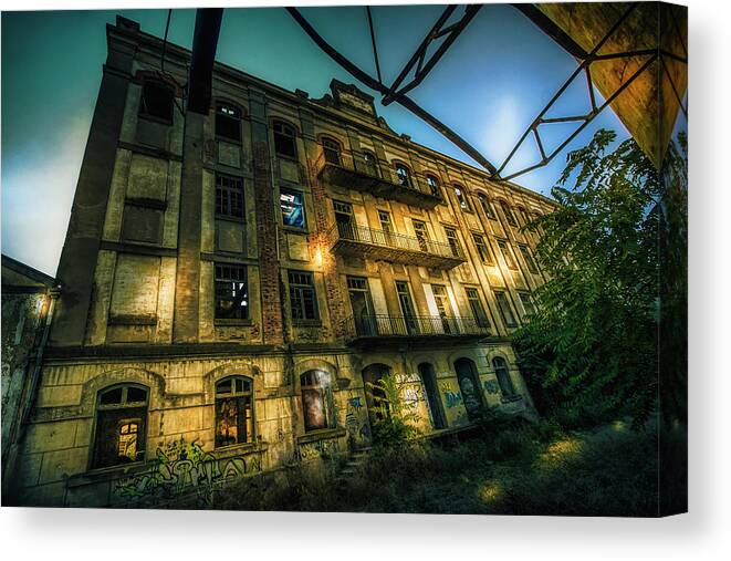 Factories Canvas Print featuring the photograph In The Land of The Vandals by Micah Offman