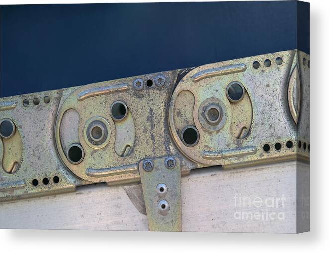 Abstract Canvas Print featuring the photograph Industrial Abstract #2 by Kae Cheatham