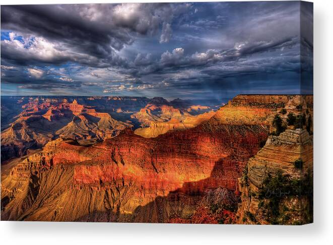 Grand Canyon Canvas Print featuring the photograph Inspiration by Beth Sargent