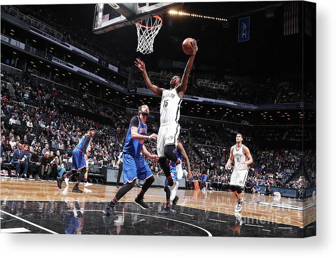 Nba Pro Basketball Canvas Print featuring the photograph Isaiah Whitehead by Nathaniel S. Butler