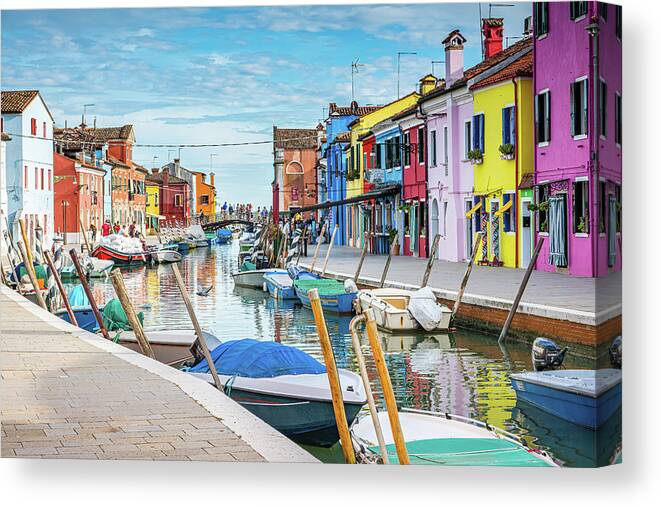 Venice Canvas Print featuring the photograph Isle of Burano by Marla Brown