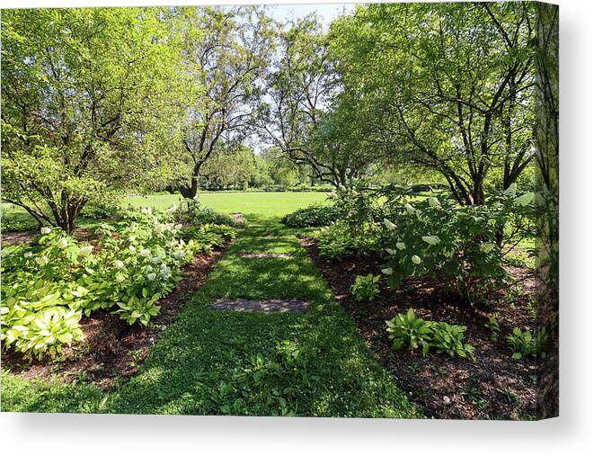 Garden Canvas Print featuring the photograph Jackson Park #2 by Britten Adams