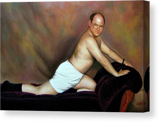 Jason Alexander Canvas Print featuring the photograph Jason Alexander as George Costanza by Movie Poster Prints