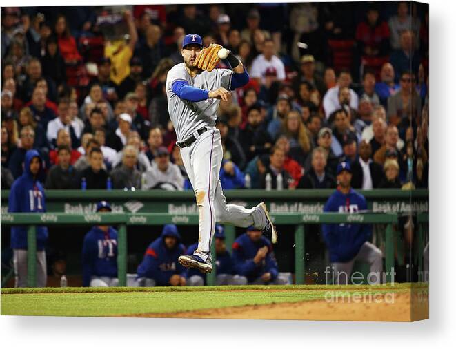 People Canvas Print featuring the photograph Joey Gallo by Adam Glanzman