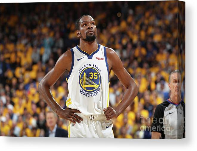 Playoffs Canvas Print featuring the photograph Kevin Durant by Joe Murphy