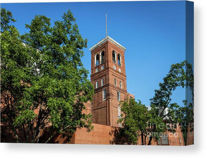 Architecture Canvas Print featuring the photograph King Mill - Augusta GA by Sanjeev Singhal