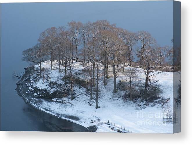 Photographer Canvas Print featuring the photograph Lake District Peninsula by Perry Rodriguez
