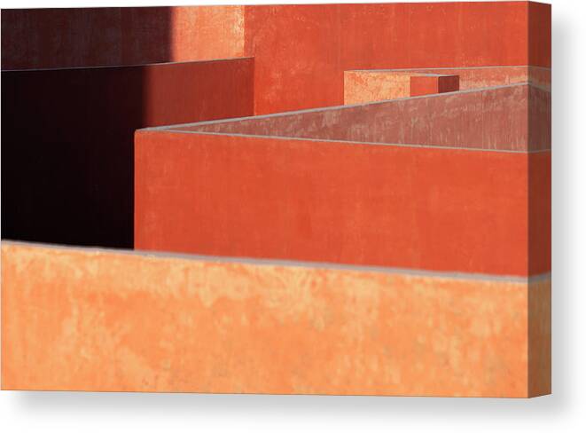 Layered Lines Canvas Print featuring the photograph Layered Lines by Prakash Ghai