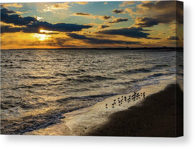 Landscape Canvas Print featuring the photograph Leader of the Pack by Rich Kovach