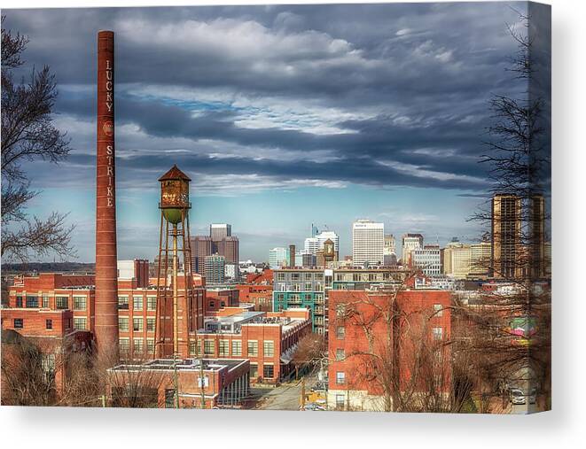 Richmond Canvas Print featuring the photograph Libby Hill View - Richmond Virginia by Susan Rissi Tregoning