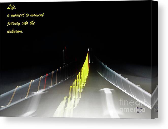 Life Canvas Print featuring the photograph Life a Journey by Merle Grenz