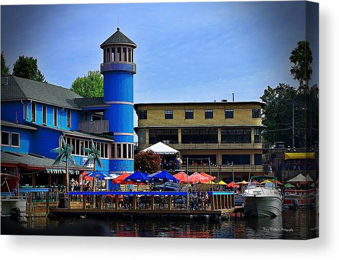 Lake Canvas Print featuring the photograph Life on Portage Lakes Ohio by Mary Walchuck