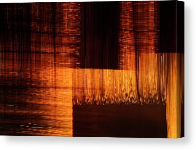 Light Canvas Print featuring the photograph Light Brushes by Deborah Hughes