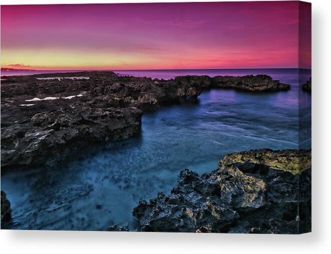 Sunset Canvas Print featuring the photograph Light Fall by Montez Kerr