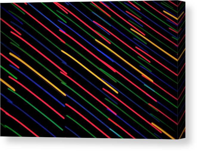 Light Canvas Print featuring the photograph Light Painting - Startrails by Sean Hannon