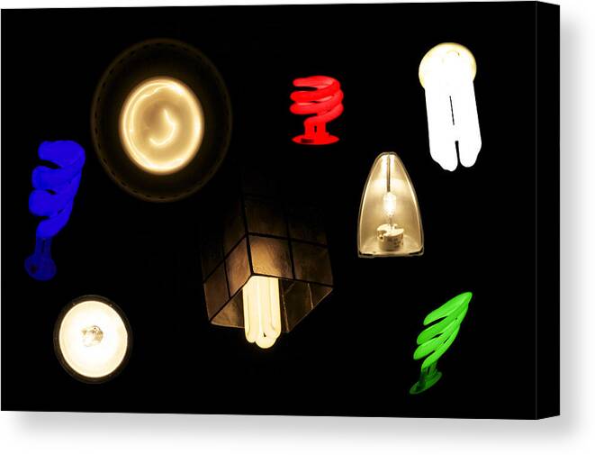 Light Canvas Print featuring the photograph Light show by Christopher Rowlands
