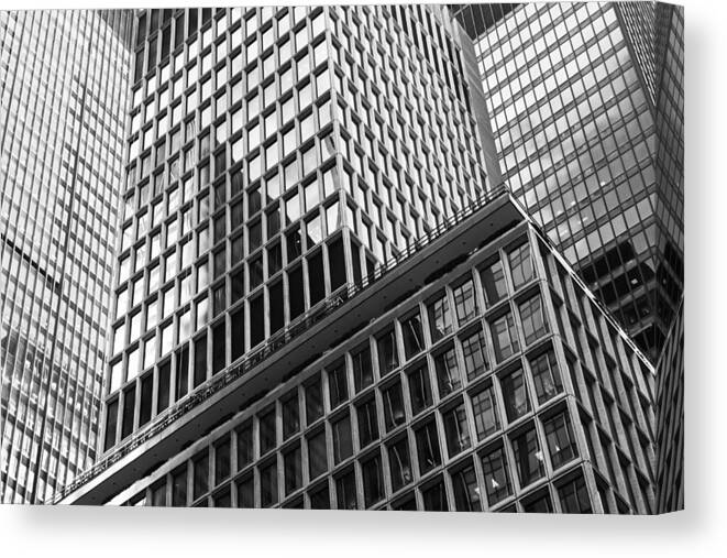 Architecture Canvas Print featuring the photograph Lines and Angles by Moira Law