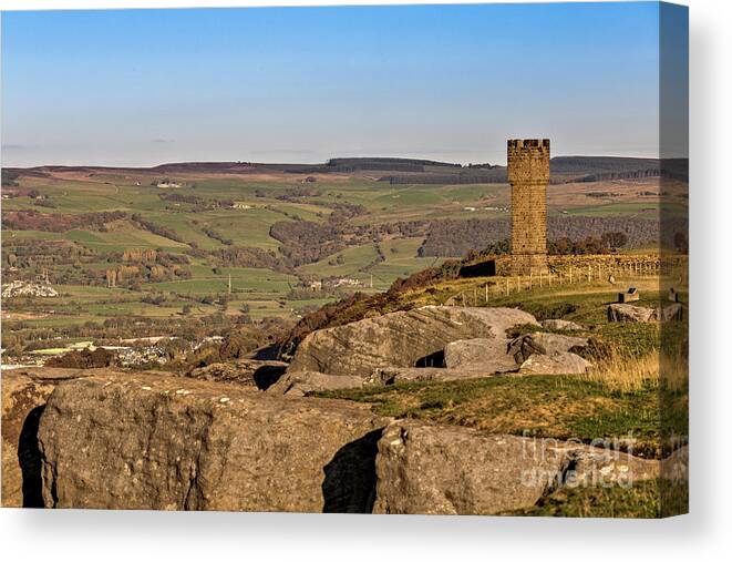 Uk Canvas Print featuring the photograph Lund's Tower by Tom Holmes Photography