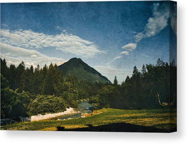 Landscape Canvas Print featuring the photograph Magic Slovenia by Yasmina Baggili