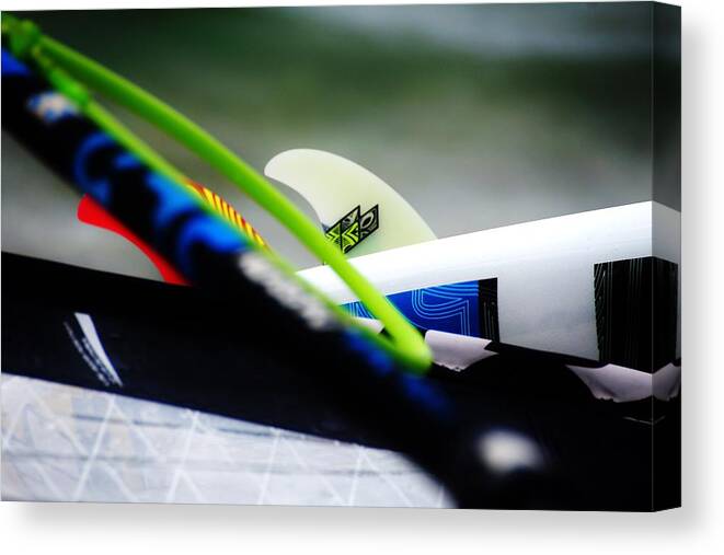 Windsurf Canvas Print featuring the photograph Malcesine Campagnola, agosto 2019 by Marco Cattaruzzi