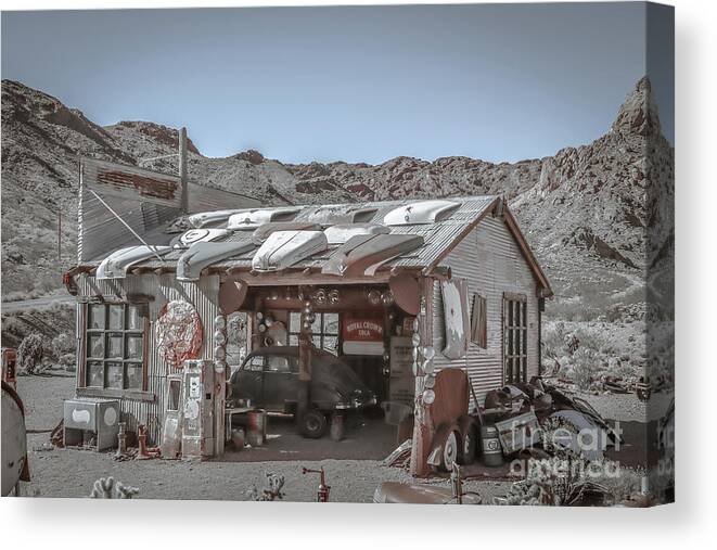Mancave Canvas Print featuring the photograph Mancave collection by Darrell Foster