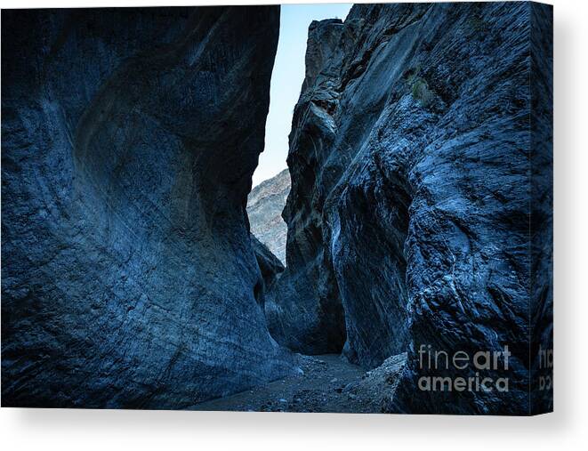 Death Valley Canvas Print featuring the photograph Marble Canyon by Erin Marie Davis