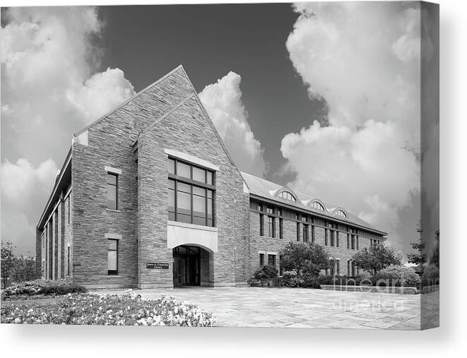Marist College Canvas Print featuring the photograph Marist College Cannavino Library by University Icons