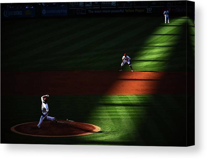 Second Inning Canvas Print featuring the photograph Matt Shoemaker by Harry How