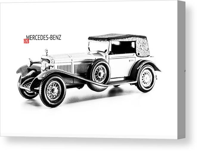1928 Canvas Print featuring the photograph Mercedes-Benz SS Coupe 1928 by Viktor Wallon-Hars
