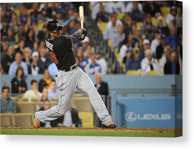 Mike Morse Canvas Print featuring the photograph Mike Morse by Jonathan Moore