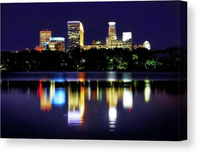  Canvas Print featuring the photograph Minneapolisx2 by Nicole Engstrom