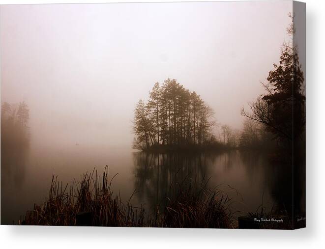 Lake Canvas Print featuring the photograph Misty Morning by Mary Walchuck