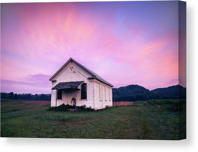 Abandoned Canvas Print featuring the photograph Morning Glory by Andy Crawford