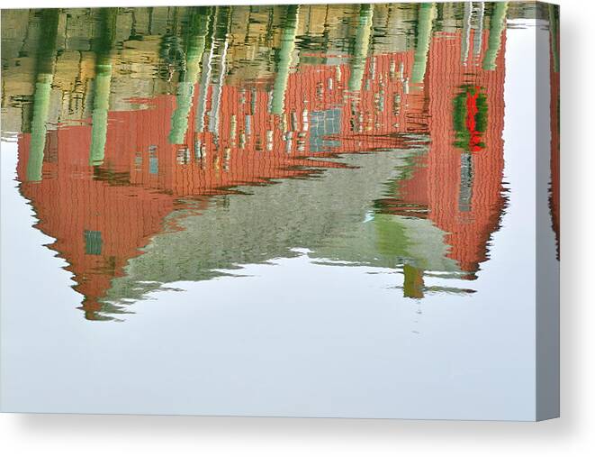 Rockport Canvas Print featuring the photograph Motif #1 Reflection by Luke Moore