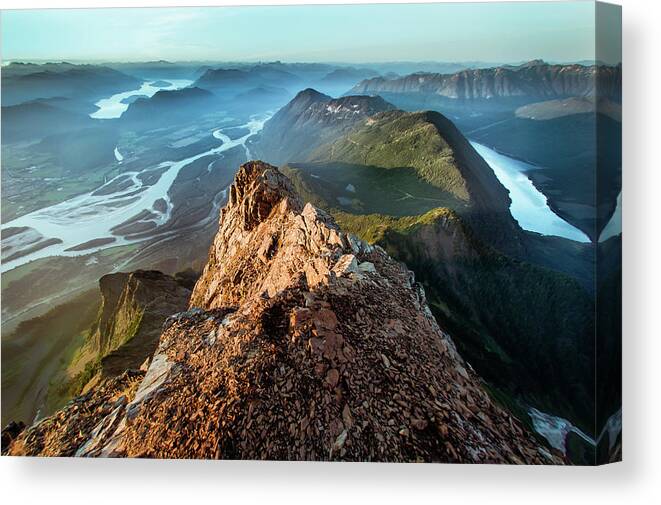 Mountain Canvas Print featuring the photograph Mount Cheam Chilliwack View by Naomi Maya