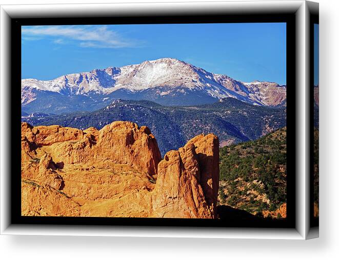 Mountain Canvas Print featuring the photograph Mountain Landscapes by Richard Risely