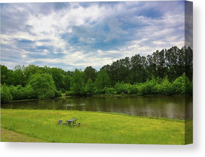 Nature Canvas Print featuring the photograph Natches Trace Parkway Mississippi by Chuck Kuhn