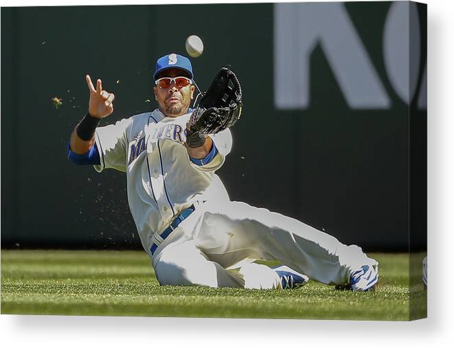 People Canvas Print featuring the photograph Nelson Cruz by Otto Greule Jr