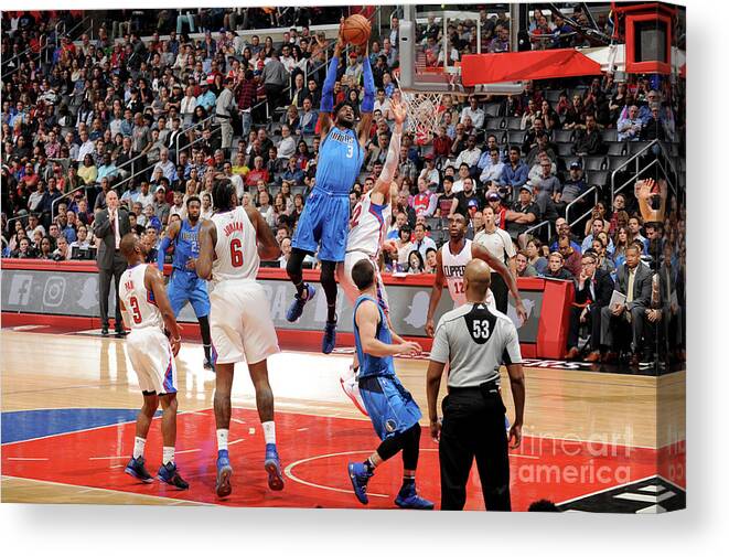 Nba Pro Basketball Canvas Print featuring the photograph Nerlens Noel by Andrew D. Bernstein