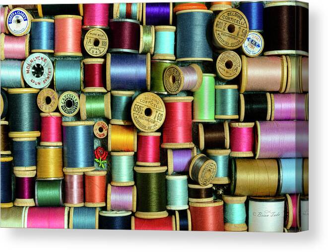 Colorful Canvas Print featuring the photograph Nice Threads by Brian Tada